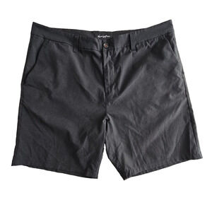 Random Golf Club Men's Performance Chino Short Size 39 Black 8" Inseam Golfcore